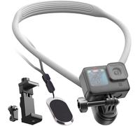 lbgwp60-Support De Téléphone Magnétique Tour De Cou Pour Enregistrement Mains Libres Pov/Vlog, Support Tour De Cou Universel Pour Iphone Et Android, Réglable Et Stable Pour Pr De Vue Vidéo Gopro Inst