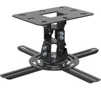 lbgwp60-Support Mural Universel Pour Projecteur Avec Rotation À 360°, Pivotant À ± 20° Et Inclinaison ± 15°, Pince Réglable Robuste, Capacité 13,6 Kg, Noir Pr14B