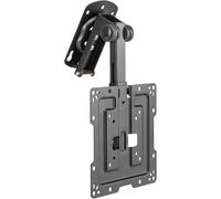 lbgwp60-Support Tv Pour Plafond, Adapté Aux Télév urs De 19 À 43 Pouces, Pliable, Réglable En Hauteur, Pivotant, Inclinable, Jusqu'À Vesa 200X200, Noir