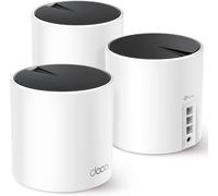 lbgwp60-Système Maillé X55 Ax3000 Wifi 6 Couvre Jusqu'À 6 500 M², Remplace Le Routeur Sans Fil Et L'Extension, 3 Ports Gigabit Par Unité, Prend En Charge La Liaison Ethernet (Lot De 3)