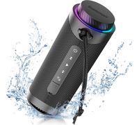 lbgwp60-T7 Enceinte Bluetooth Portable, 30W Haut-Parleur Avec Lumière Led, Étanche Ipx7, Basses Puissantes Avec Son Stéréo Haute Fidélité À 360°, Haut-Parleur Extérieur Sans Fil Avec Égal ur