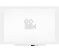 lbgwp60-Tableau Blanc Magnétique Tableau Blanc Sans Cadre Peut Être Utilisé Comme Écran De Projection Vidéo 115 X 75 Cm [Blanc Mat]