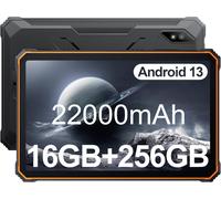 lbgwp60-Tablette Incassable Active 8 Pro, 16Go Ram + 256Go Rom, Tablette Robuste 10 Pouces, 22000Mah Tablette Tactile Android 13, 48 Mp Avec Arcsoft Caméra, Double Sim 4G/5G Wifi/Nfc/Gps/Otg/Ip69K
