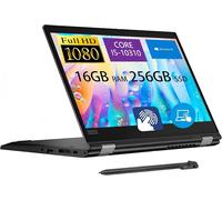lbgwp60-Thinkpad L13 Yoga Gen 1 Écran Tactile 2 En 1 Ordinateur Portable 13,3"" Fhd, Intel Core I5-10310U, 16 Go De Ram, 256 Go Ssd, Stylet, Windows 11 Pro (Renouvelé)