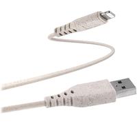 lbgwp60-TNb Câble Usb Vers Lightning En Plastique Recyclé, 1,5 M, Compatible Charge Rapide JusquÀ 2,4A, Compatible Iphone 14/13/12/11/Pro /Xs/Xr/X/8/7/7Plus, Ipad Dernière Génération ¿ Couleur Sable