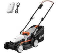 lbgwp60-Tondeuse À Gazon Sans Fil 33Cm, 1X 20V Batteries 4.0Ah, Hauteur Réglable 25-65Mm, Bac 30L, Pour Pelouses Jusqu'À 200M² (Jardin & Petits Espaces)