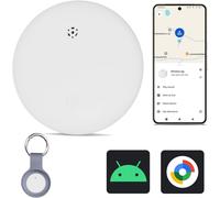 lbgwp60-Traceur Gps Android, Air Smart Tag Compatible Avec Google Find My (Android Uniquement), Localisateur De Clés Pour Clés, Bagages, Val , Portefeuille, Étanche Ip66, Blanc