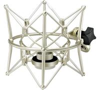 lbgwp60-U87 Ai Shock Mount Support De Microphone Compatible Avec Microphone À Condensateur Neumann U87 Ai, U67 Set, U89 I Et Tlm 67 Argenté
