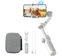lbgwp60-Vb 4 Kit Stabilisateur De Cardan Pour Smartphone Avec Tige Extensible De 8,4 Pouces, Sac, Suivi Activé Pour L'Éclairage, Contrôle Des Gestes, imum 0,7 Lb