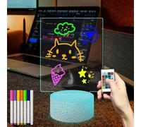Lbgwp60-Veilleuse Led 16 Couleurs Changeantes Capteur Tactile Télécommande 7 Stylos De Couleur Diy Lampe De Dessin Tableau Mes Chargeur Usb Alimentation Batterie Garçon Fille Domitory Décoration