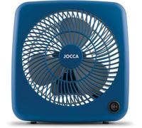 lbgwp60-Ventilateur Portable De Sol Ou De Table 5 Pales 3 Vitesses Arrêt Automatique Minuteur Box Fan Anti-Retournement 30 Cm De Diamètre Pour Maison Ou Bureau (30 W Bleu)