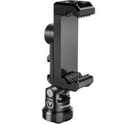 Lbgwp60-Vollmetall-Stativhalterung Mit 3 Kalten Schuhen Und 1/4 Arca Port Verriegelungsknopf, 360°Smartphone Stativadapter Kompatibel Mit Iphone 14/13/12 Pro , Samsung S23 S22 Ultra, Alle Handys