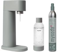 lbgwp60-Woody¿ Machine À Eau Pétillante En Composite De Bois, Avec Bouteille Pet Quick-Lock Sans Bpa Et Cylindre Co2 ¿ Vert Sauge (Pigeon)