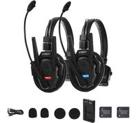lbgwp60-Xtalk Pro2 Xpro X2 2.4Ghz Wireless Headset Communication System Random Master Device 500M Operating Range Real-Time Monitoring Ai No Reduction Headset For Movie Shoot Live Show (2Pcs)