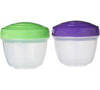 Lbgwp60-Yogurt To Go Récipients De Conservation Alimentaire - 150 Ml - Petits Pots À Encas - Sans Bpa - Coloris Assortis - 2 Pièces