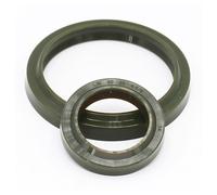 LBI 11.2/12/14/20/30/50/100-105mm vert PU tige de Piston arbre cylindre hydraulique étanchéité rainuré anti-poussière joint torique joint d'huile(3Pcs 53x61x5x6.5)