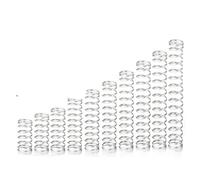 Lbin-Ressorts de Compression Longueur 5mm-50mm Diamètre du Fil 0.3mm Diamètre extérieur 2mm 3mm 4mm 5mm Ressort de Compression Miniature en Acier Inoxydable, 20pcs, Solide et Durable(30mm,3MM_0.3MM)