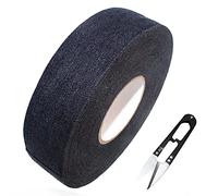 LBING Ruban de Hockey Adhésif Autocollant Hockey Bande de Grip pour Badminton 25m Poignée de Bâton de Hockey sur Gazon pour Raquette de Corde à Sauter Pôle de Golf Apportez 1 pcs Ciseaux