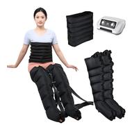 LBJDJYB Bottes de Pressothérapie Avancées pour Le Drainage Lymphatique Jambes - Système de Pressothérapie Jambes 6 Chambres, Massage Thérapeutique pour Jambes Douloureuses