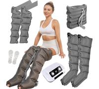 LBJDJYB Bottes de Pressothérapie et Pressothérapie Jambes 6 Chambres - Système Professionnel de Drainage Lymphatique Jambes pour Soulager Les Jambes Lourdes et Gonflées
