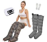 LBJDJYB Bottes de Pressothérapie et Pressothérapie Jambes 6 Chambres - Système Professionnel de Drainage Lymphatique Jambes pour Soulager Les Jambes Lourdes et Gonflées