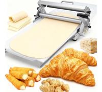LBJDJYB Lamineur À Pâte Manuel, Laminoir À Pâte À Croissants, Laminoir À Pâte Électrique À Épaisseur Réglable, Machine À Étaler Pâte Pliante, Épaisseur Réglable pour Croissants