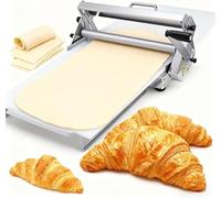 LBJDJYB Laminoir Manuel Pliable pour Boulangerie et Pâtisserie, Épaisseur Réglable 0-27mm, Machine à Laminer la Pâte Feuilletée pour Croissants et Pizza, Usage Professionnel et Domestique