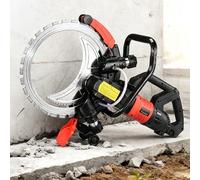 LBJDJYB Scie À Béton Électrique 12000W, Découpeuse À Béton, Scie Murale Béton Eau, Scie Murale Beton sur Rail, Scie Annulaire Haute Fréquence, pour Couper Béton,Brique, Lame Diamant 410mm,12000W