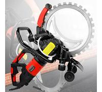 LBJDJYB Scie À Béton Électrique 12000W, Découpeuse À Béton, Scie Murale Béton Eau, Scie Murale Beton sur Rail, Scie Annulaire Haute Fréquence, pour Couper Béton,Brique, Lame Diamant 410mm,12000W