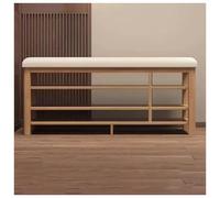LBLFEBD Banc à chaussures pour entrée, banc de rangement avec siège, étagère à chaussures en bois 2 à 3 niveaux, pour couloir, entrée, salon, chambre à coucher