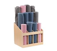 LBLFEBD Bois de rack de tapis de yoga - support de rack de rangement de grande capacité contient 12 tapis, porte-rangement de yoga à domicile, carnet de t organisateur