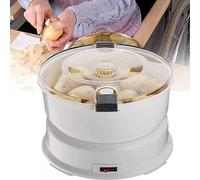 LBLFEBD Machine à éplucher Les Pommes de Terre électrique, trancheuses électriques, éplucheur de Pommes de Terre, éplucheur de légumes avec récipient, Verrouillage de sécurité Rotatif sans gâchis