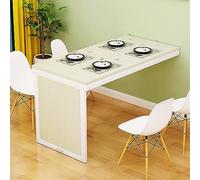 LBLFEBD Table de salle à manger pliante pour ordinateur portable, table murale flottante pour ordinateur portable, table murale en bois, simple et moderne, multifonction (taille : 120 x 50 cm