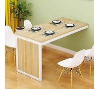 LBLFEBD Table de salle à manger pliante pour ordinateur portable, table murale flottante pour ordinateur portable, table murale en bois, simplicité moderne, multifonction (taille : 120 x 50 cm