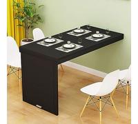 LBLFEBD Table de salle à manger pliante pour ordinateur portable, table murale flottante pour ordinateur portable, table murale en bois, simple et moderne, multifonction (taille : 100 x 60 cm