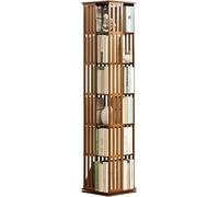 LBLFEBD Tour d'étagère rotative à 360 °, étagère tournante à 5/6 Niveaux, bibliothèque Polyvalente, Support de Rangement de Livres sur Pied, adapté au Bureau, à la Maison, au Salon