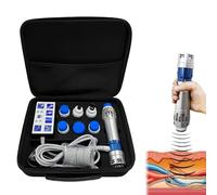 LBMED Appareil De Thérapie par Ondes De Choc avec 7 Têtes De Massage, Énergie De 20 À 105 MJ Et Fréquence De 1 À 16 Hz, Masseur De Tissus Profonds, Non Invasif, pour Soulager La Douleur Et Le Stress