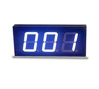 LBNVBC Horloge Murale en Classe d'école à 3 Chiffres à 3 Chiffres avec Un Grand écran à Distance programmable LED Horloge Murale d'horloge numérique avec Une luminosité élevée