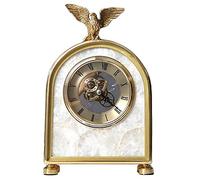 LBRTMED Horloge du Manteau, Horloge d'oiseau en cuivre Temps de Fonctionnement Mute Conception Prise CARICH