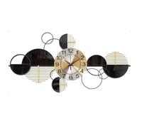 LBRTMED Horloges murales Chambre métal Horloge Murale décor Mural décor Mural Sculptures décorations pour Le Salon Chambre de Salle de Bain Cuisine Bureau