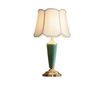 LBRTMED Lampe de Bureau American Copper Ceramic Table Lampe Master Bedroom Bedside Lampe Nordic Nordic Warm Home Room