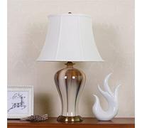 LBRTMED Lampe de Bureau de Bureau Céramique Romantique Modern Child Wark Room Home Home European Style Bedroom Bedside Lampe (Couleur: Une Taille: 43x68cm)