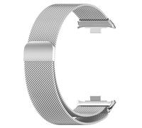 LBRTMED Sangle en acier inoxydable pour Redmi Watch 4 Watch Band Milanese Loop Magnetic Bracelet pour Xiaomi Mi Band 8 Pro Bandoues d'accessoires de bracelet