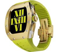 LBRTMED SCHIK SCHETER SCHELL SCIET STRAE STRAPE ， pour 8 7 45 mm ， Céduc et boucle FluororUbber Band ， pour Iwatch SE 6 5 4 44mm