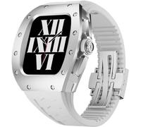LBRTMED SCHIK SCHETER SCHELL SCIET STRAE STRAPE ， pour 8 7 45 mm ， Céduc et boucle FluororUbber Band ， pour Iwatch SE 6 5 4 44mm