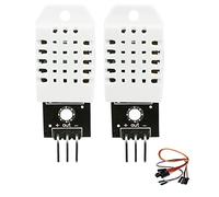 LbsAMP 2 Pièces Capteurs de Température et d'humidité vec 2 Cables Enregistreur Moniteur de Température et d'humidité Connecté pour Arduino et Raspberry Pi Remplacer SHT15 SHT11