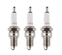 LbsAMP 3Pcs Bougie d'allumage F7TC (F7TC et F6TC s'appliquent aux Mêmes Modèles) Bougie 4 Temps Tondeuse pour Moteurs de Remplacement Briggs Stratton Moteurs 550E 550EX Série Eco-Plus 575EX