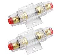 LbsAMP Porte-fusible en ligne AGU/Fusibles 60A AGU pour les compresseurs d'amplificateur d'alarme audio de voiture - 2pcs