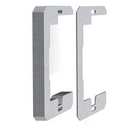 Lbvzxkad 10 Pièces Entretoise de Plaque Murale-Plaques de Nivellement de Dispositif Affleurant en Métal-Entretoises de Prise Niveleur de Cales pour la Fixation des Murs