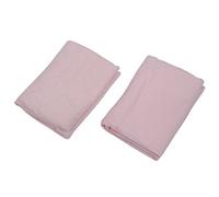Lbvzxkad 2x 100% Coton Lit de Equipee Plats Hydrofuge Draps 100cm*140cm pour Lit -Rose